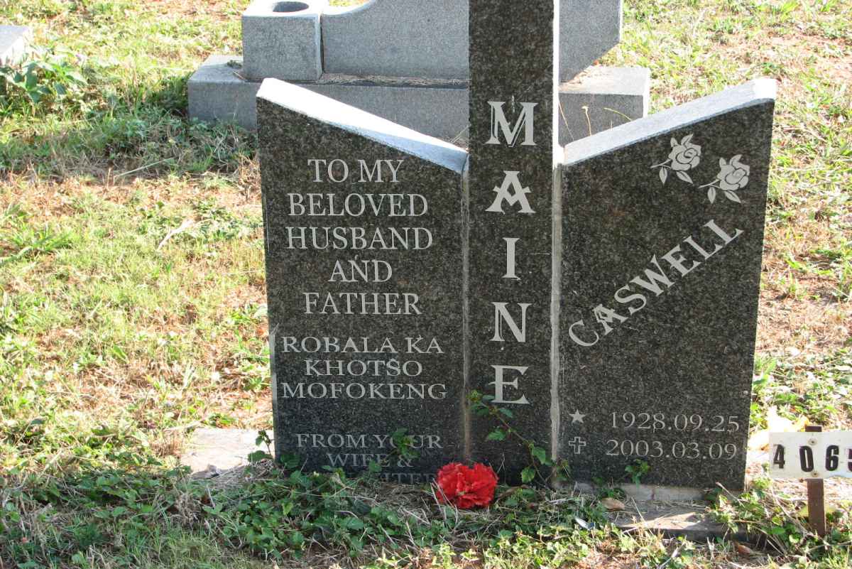 MAINE Caswell 1928-2003