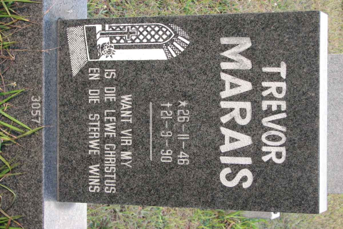MARAIS Trevor 1946-1990