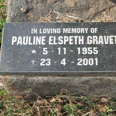 GRAVETT Pauline Elspeth 1955-2001