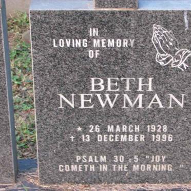 NEWMAN Beth 1928-1996