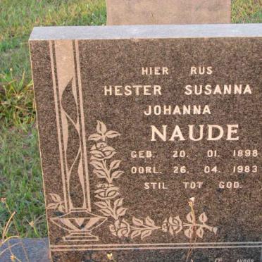 NAUDE Hester Susanna Johanna 1898-1983