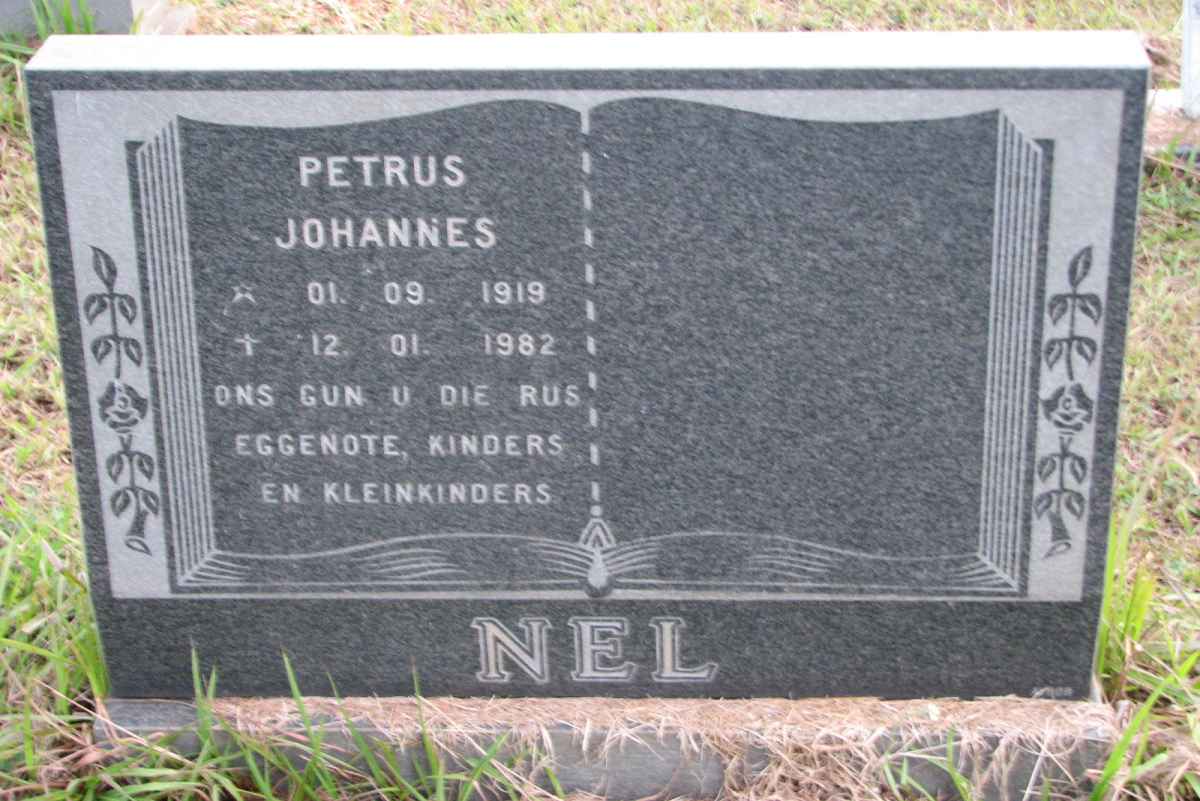 NEL Petrus Johannes 1919-1982