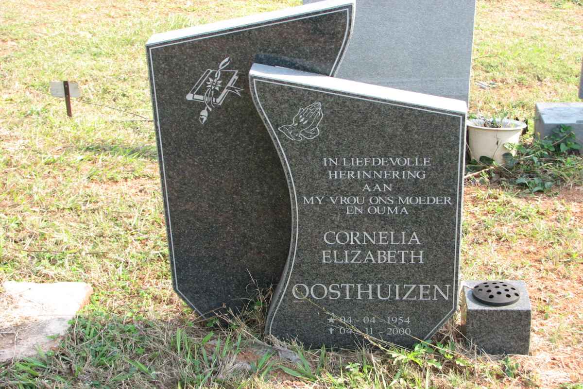 OOSTHUIZEN Cornelia Elizabeth 1954-2000