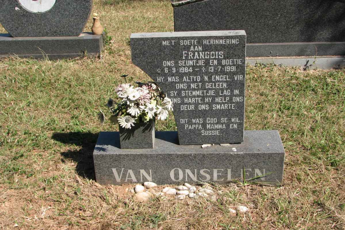 ONSELEN Francois, van 1984-1991