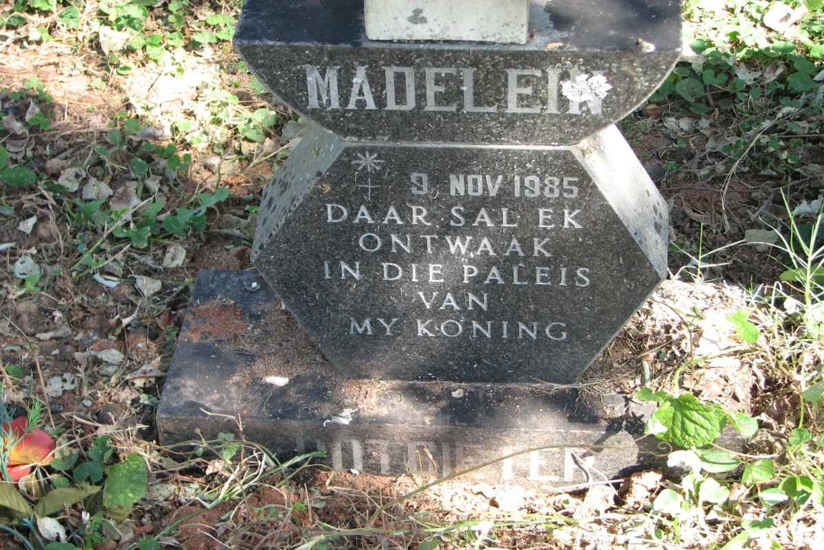 POTGIETER Madelein 1985-1985