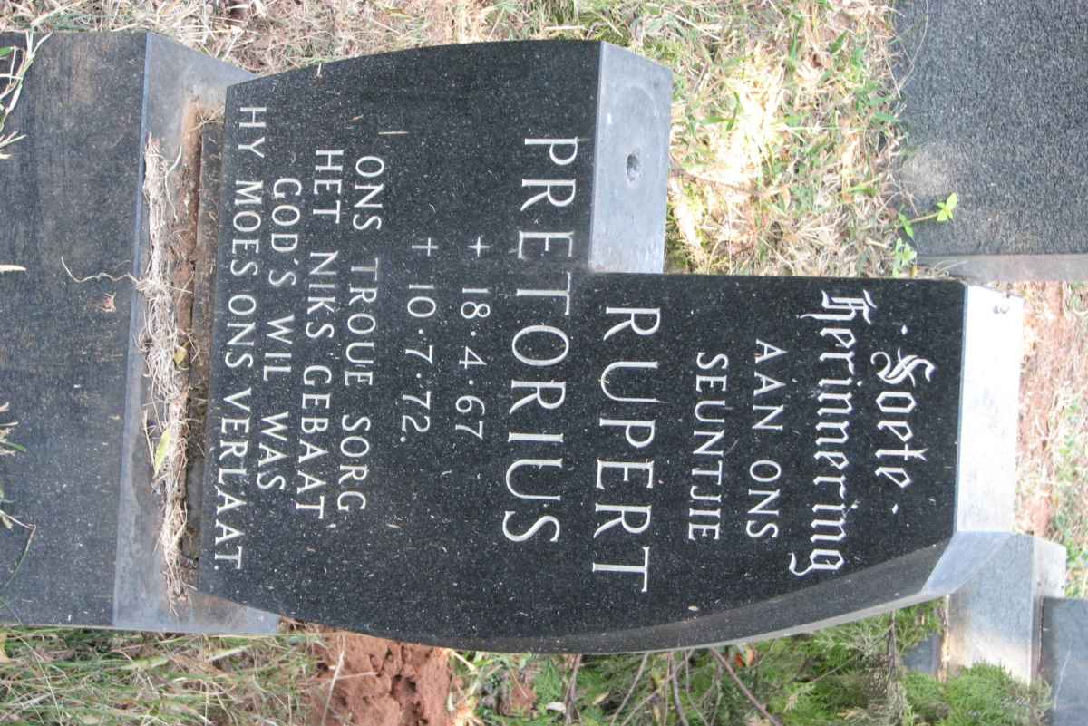 PRETORIUS Rupert 1967-1972