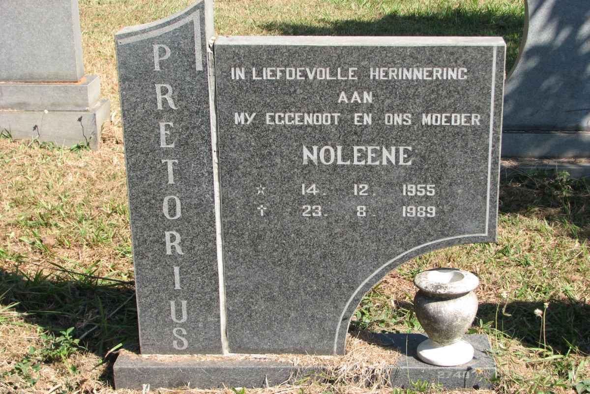 PRETORIUS Noleene 1955-1989
