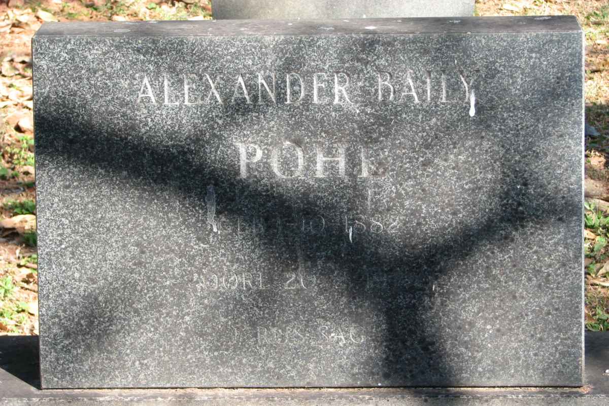 POHL Alexander Baily 1882-19??