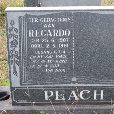 PEACH Regardo 1907-1991