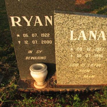 PLOOY Ryan, du 1922-2000 &amp; Lana 1927-1996