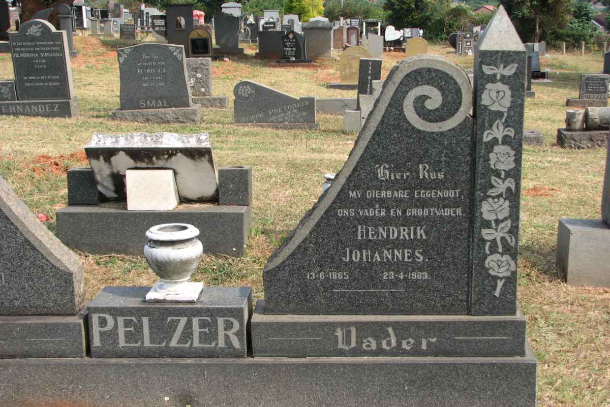 PELZER Hendrik Johannes 1865-1963