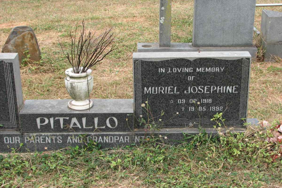 PITALLO Muriel Josephine 1918-1992