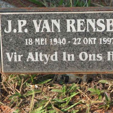 RENSBURG J.P., van 1940-1997