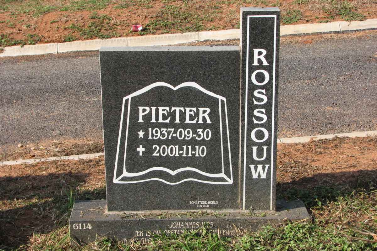 ROSSOUW Pieter 1937-2001