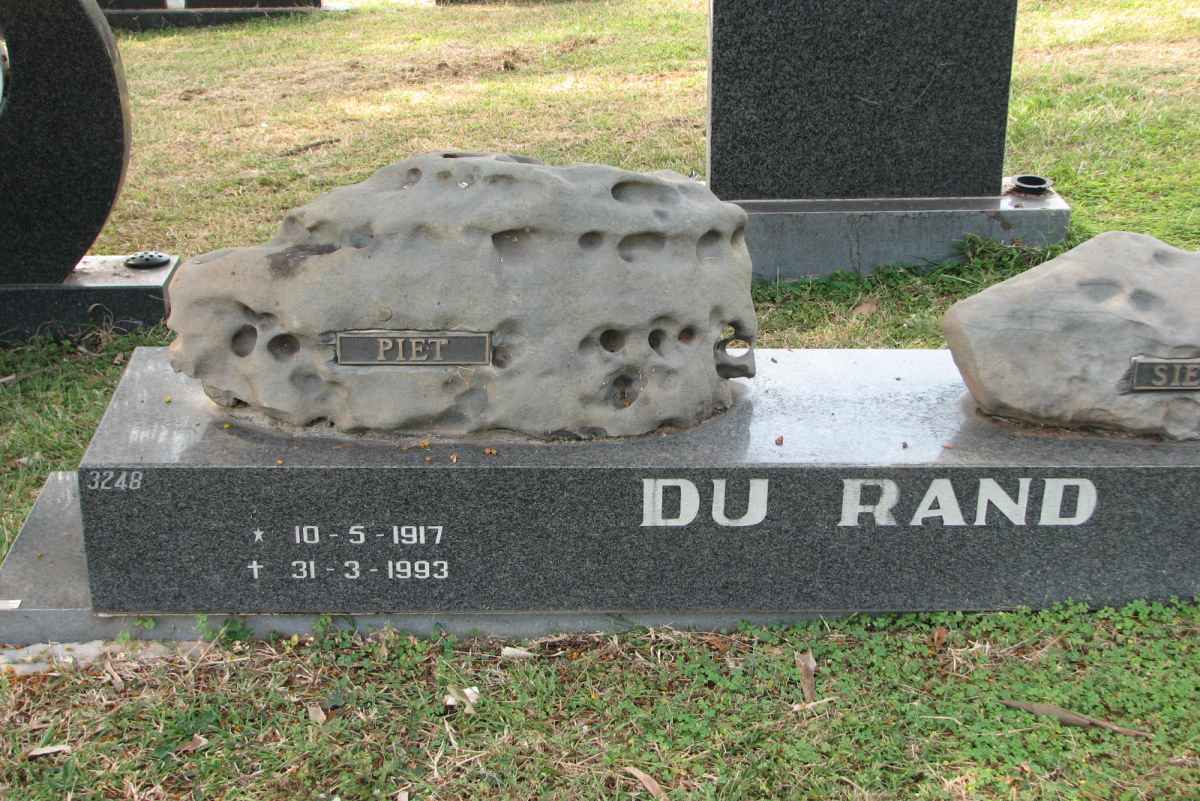 RAND Piet, du 1917-1993