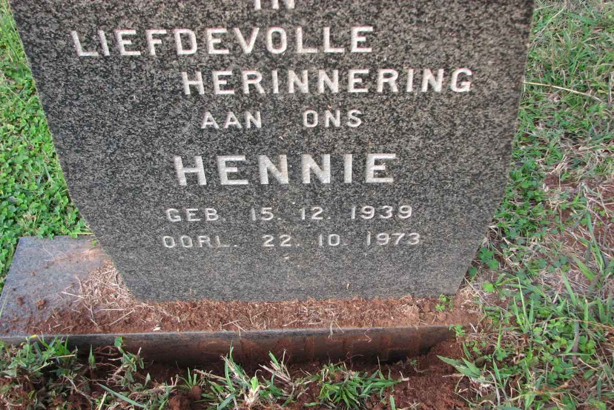 SMITH Hennie 1939-1973