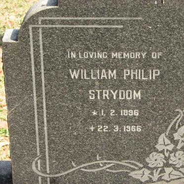 STRYDOM William Philip 1896-1966