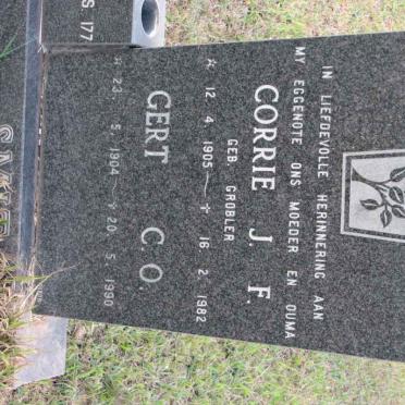 SMIT C.O. 1904-1990 &amp;  J.F. GROBLER 1905-1982