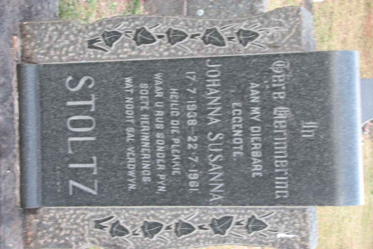 STOLTZ Johanna Susanna 1938-1961