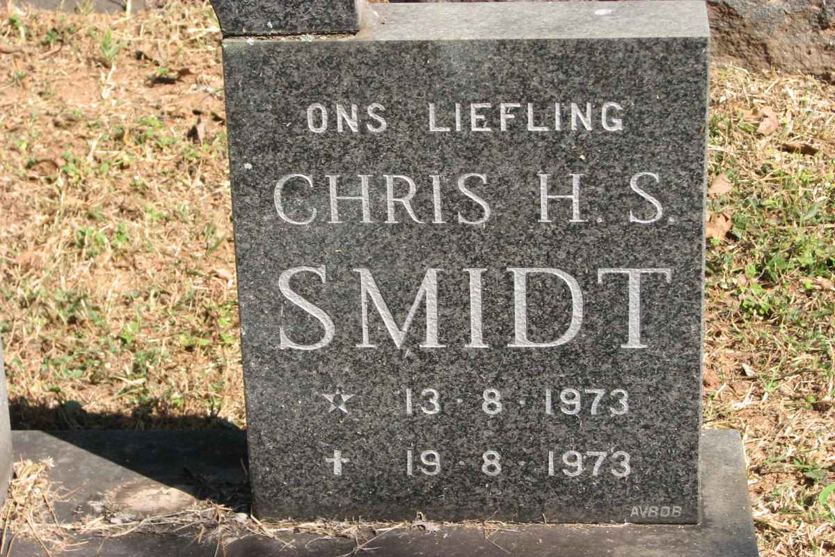 SMIDT Chris H.S. 1973-1973