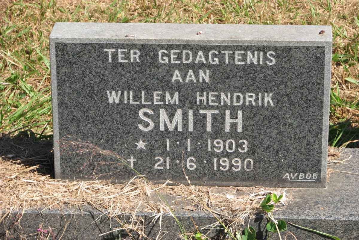 SMITH Willem Hendrik 1903-1990