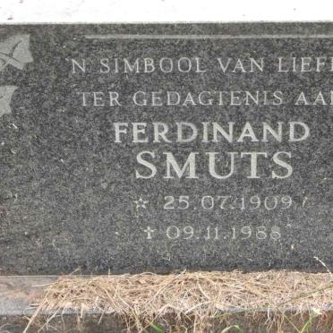 SMUTS Ferdinand 1909-1988