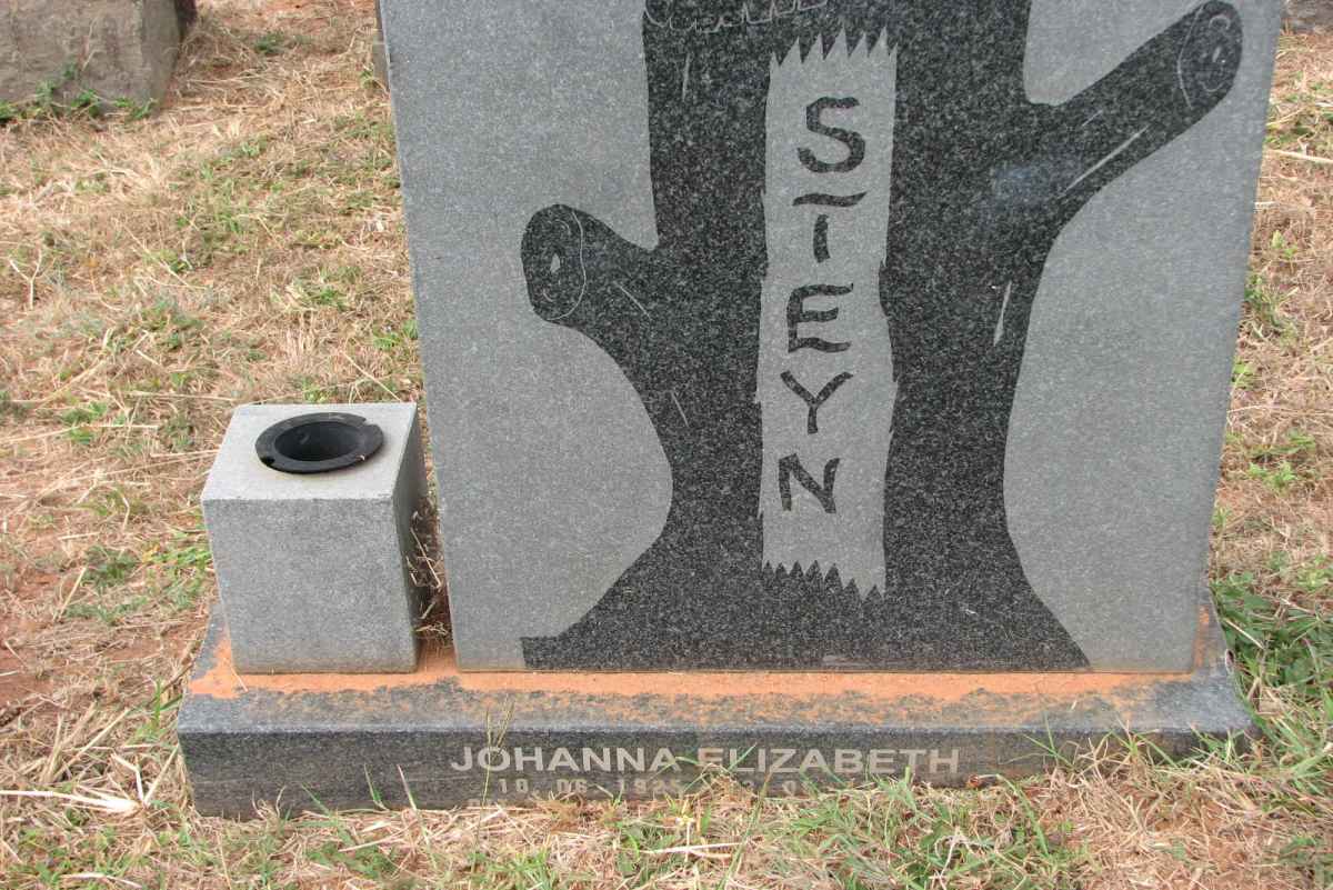 STEYN Johanna Elizabeth 1925-??