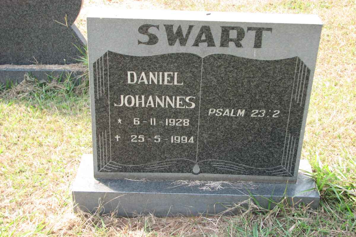 SWART Daniel Johannes 1928-1994