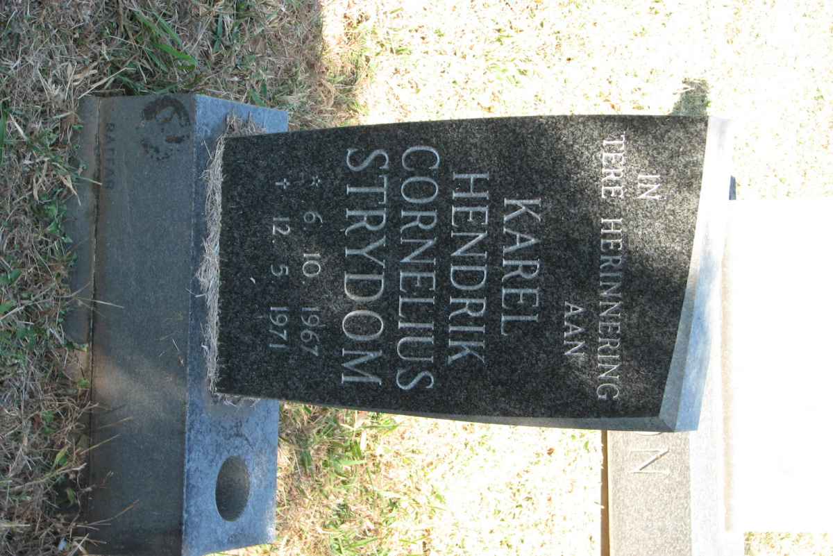STRYDOM Karel Hendrik Cornelius 1967-1971