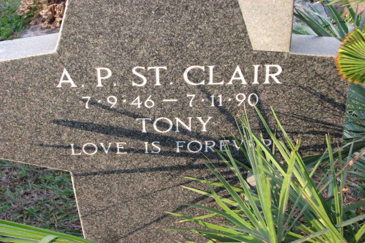ST.CLAIR  A.P. 1946-1990