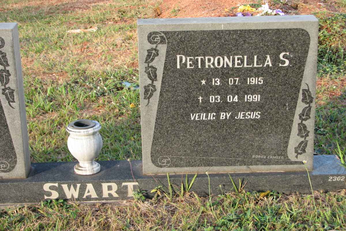 SWART Petronella S. 1915-1991