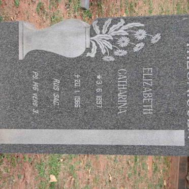 THEUNISSEN Elizabeth Catharina 1897-1966