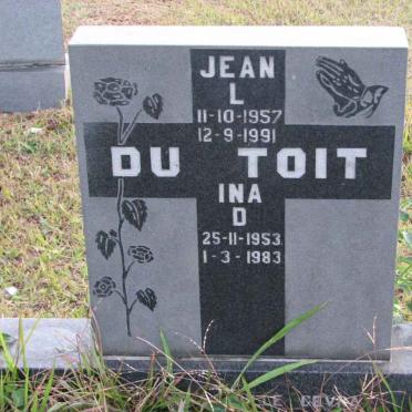 TOIT Jean L. , du 1957-1991 &amp; Ina D. 1953-1983