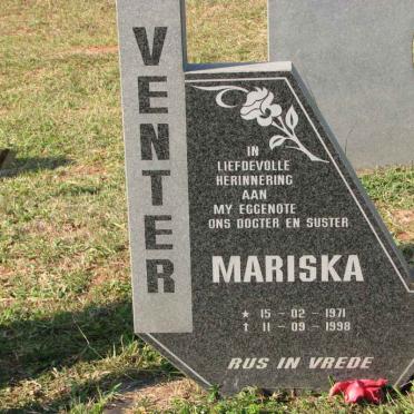 VENTER Mariska 1971-1998