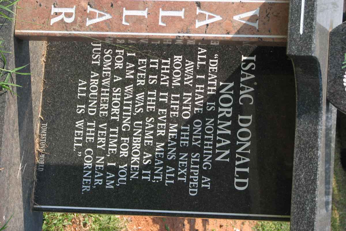 VALLAR Isaac Donald Norman