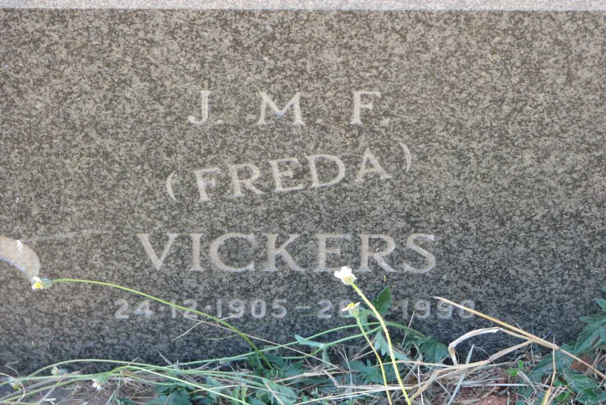 VICKERS J.M.F. 1905-1990