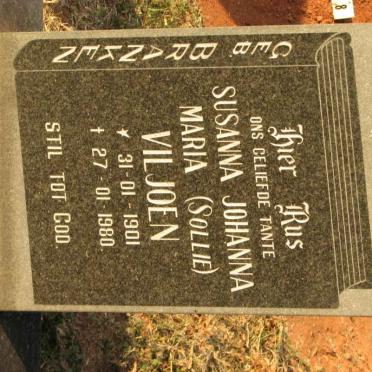 VILJOEN Susanna Johanna Maria nee BRANKEN 1901-1980