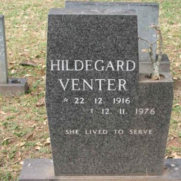 VENTER Hildegard 1916-1976