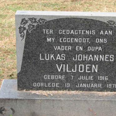 VILJOEN Lukas Johannes 1916-1978