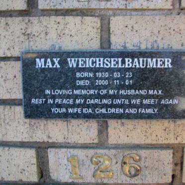 WEICHSELBAUMER Max 1930-2000
