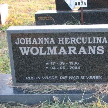 WOLMARANS Johanna Herculina 1936-2004