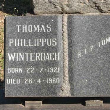 WINTERBACH Thomas Phillippus 1921-1980