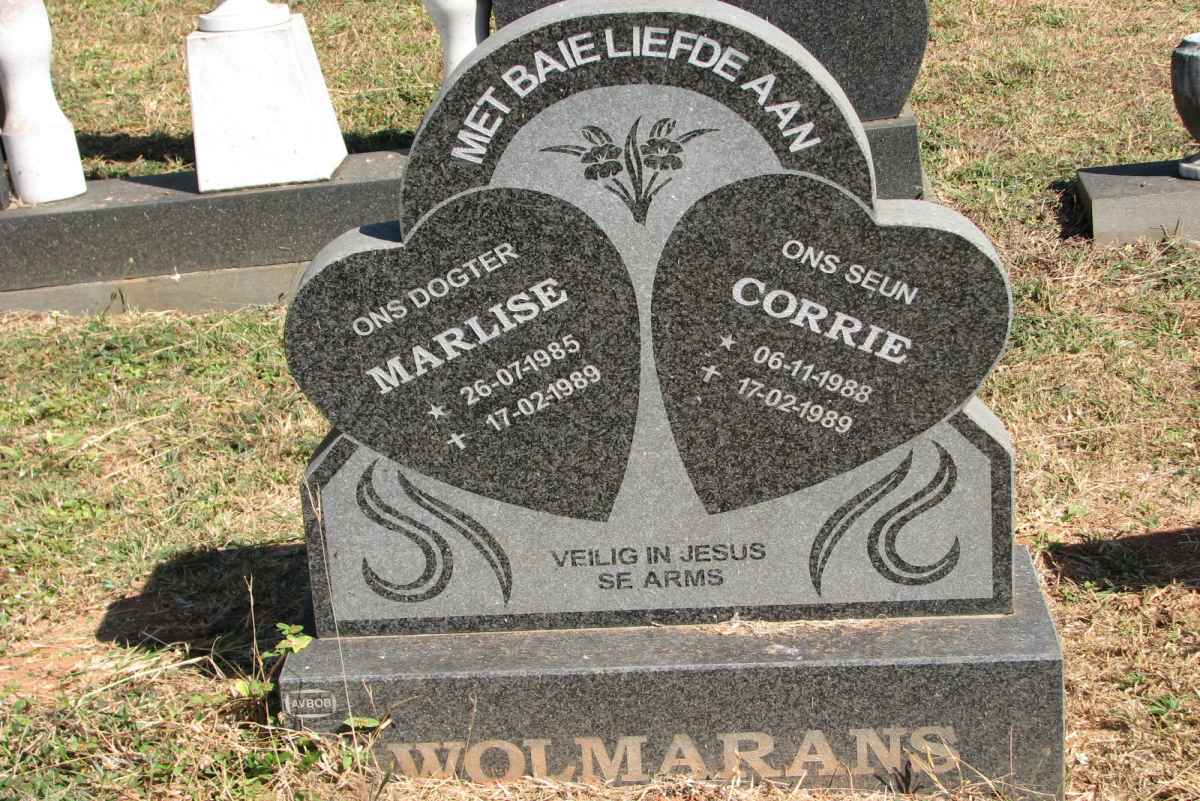 WOLMARANS Marlise 1985-1989 :: WOLMARANS Corrie 1988-1989