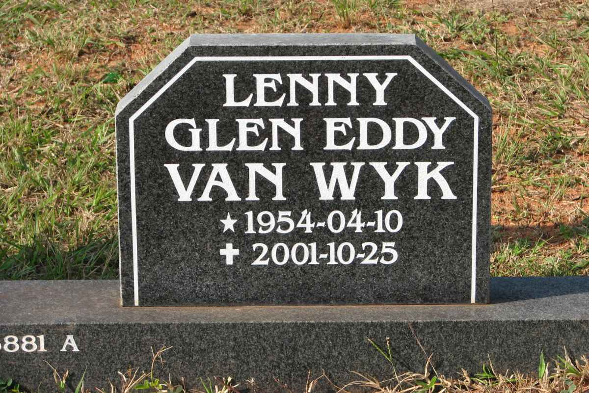 WYK Lenny Glen Eddy, van 1954-2001