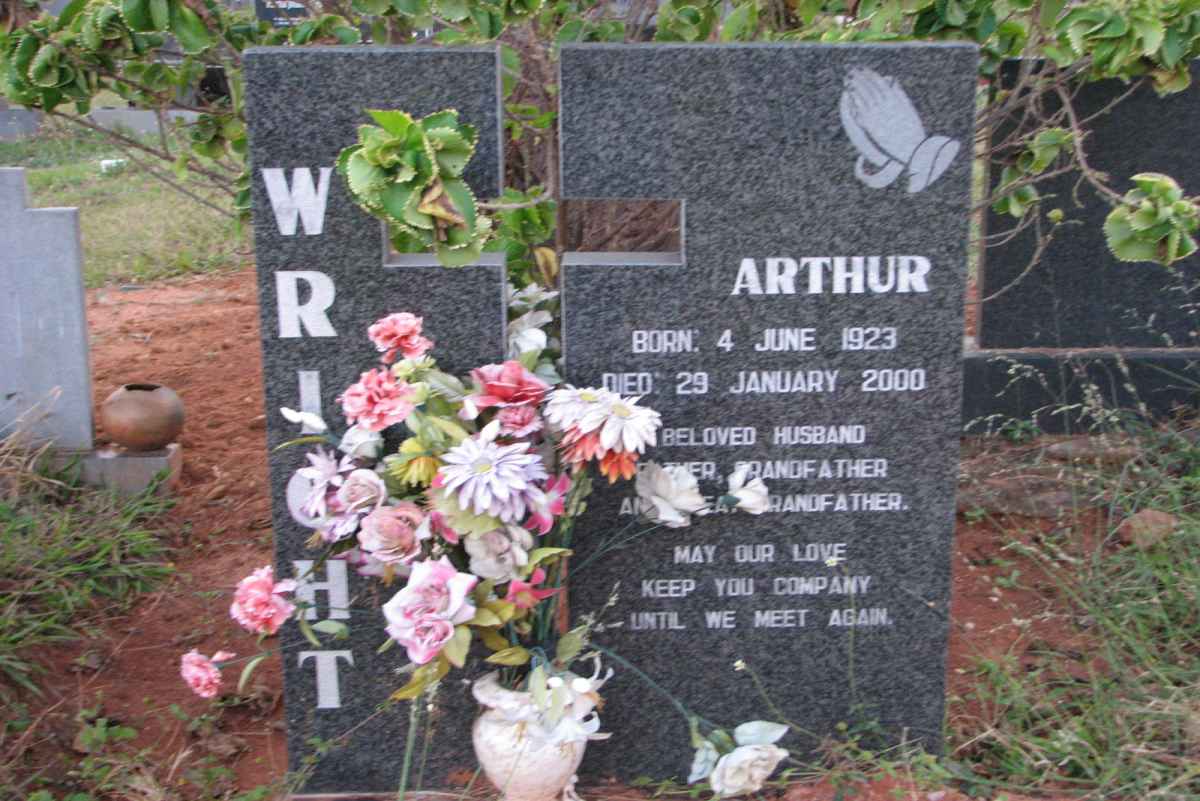 WRIGHT Arthur 1923-2000