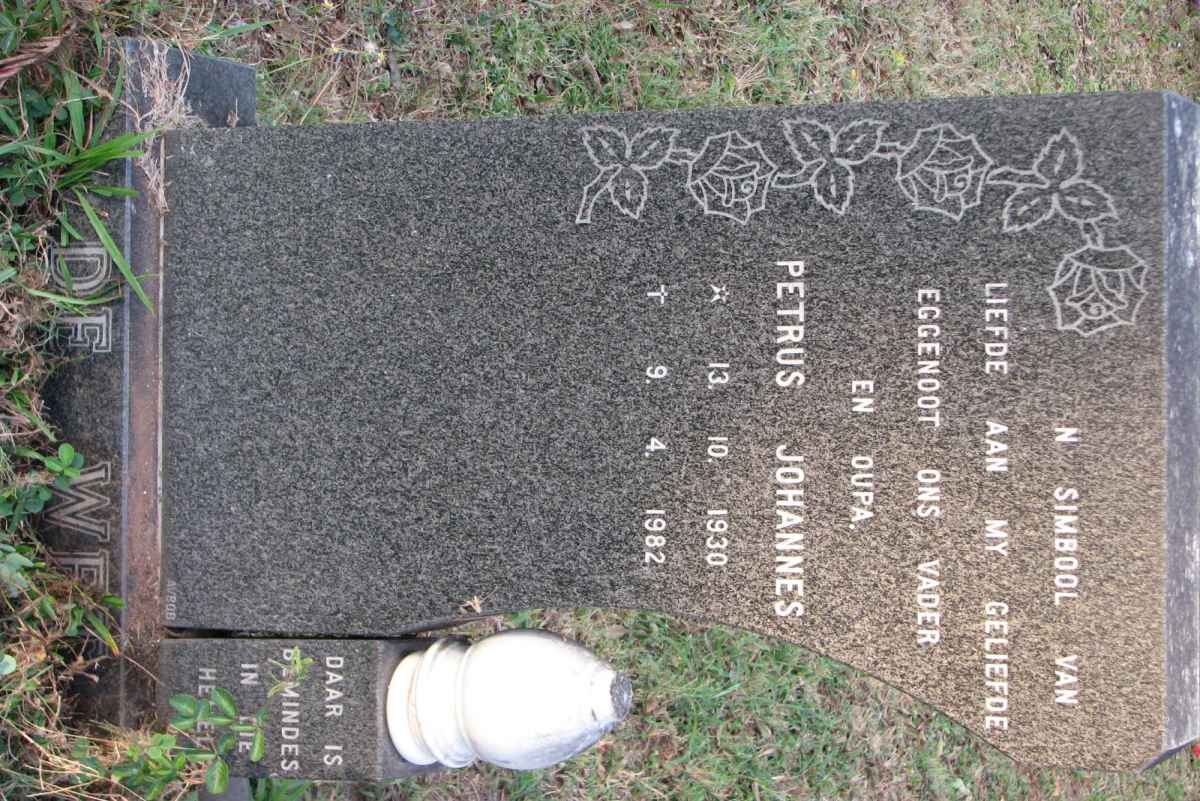 WET Petrus Johannes, de 1930-1982