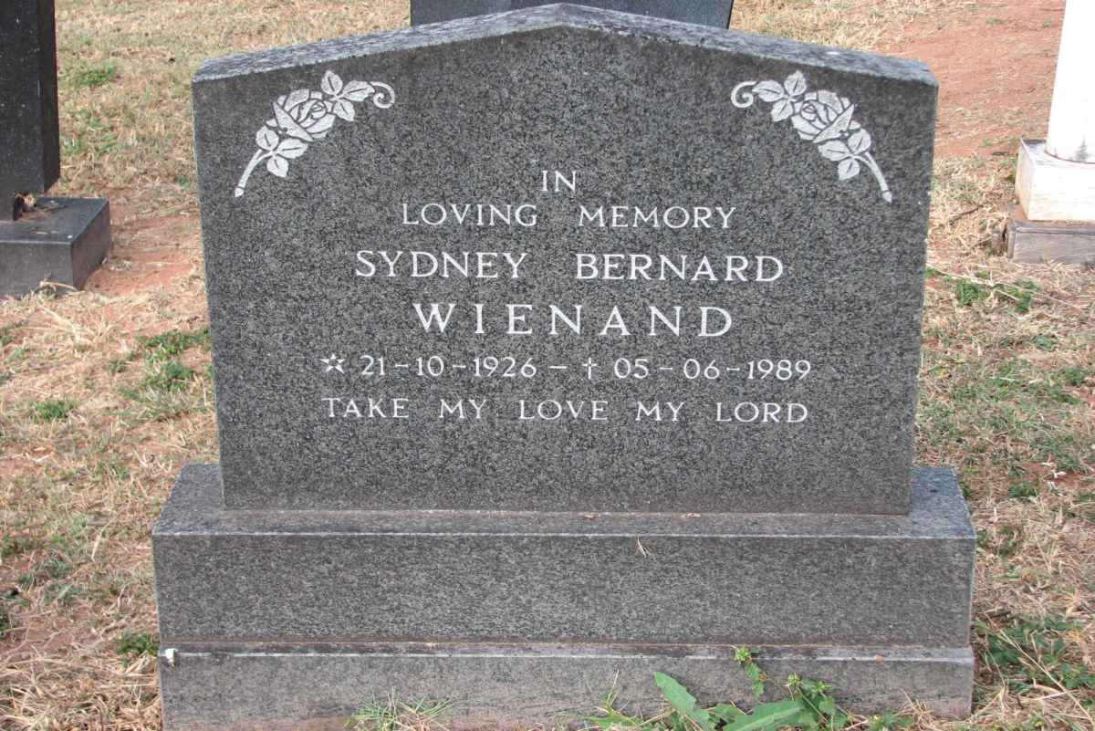 WIENAND Sydney Bernard 1926-1989