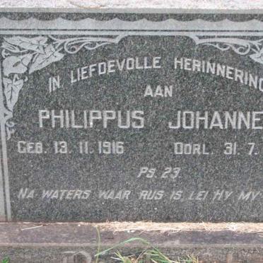? Philippus Johannes 1916-1962