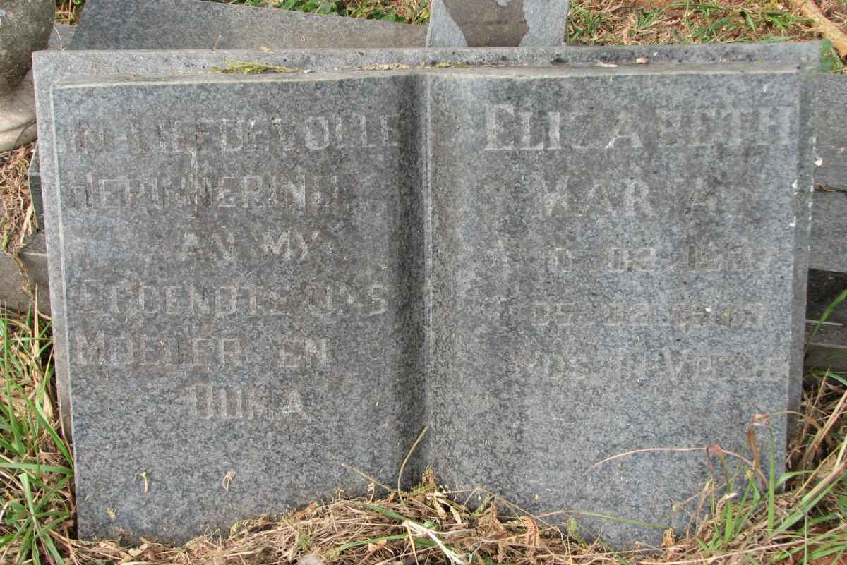 ?? Elizabeth Maria ??-??