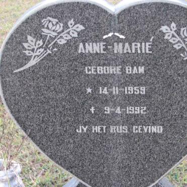 ?? Anne-Marié nee BAM 1959-1992